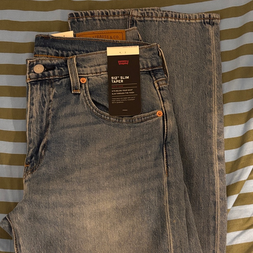 Levi's Men's Classic Blue Slim Jeans 512 style